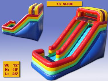 Super Slide as low as 239.00 a day.  18 feet high and a ton of fun.
